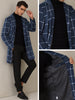 Plaid Trench Coat for Men&