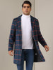 Plaid Trench Coat for Men&