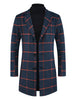 Plaid Trench Coat for Men&