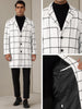 Plaid Trench Coat for Men&