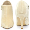 Pointy Toe Stiletto Heels Ankle Booties for Women