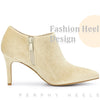 Pointy Toe Stiletto Heels Ankle Booties for Women