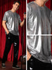 Metallic Animal Printed T-Shirt for Men&