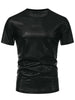 Metallic Animal Printed T-Shirt for Men&