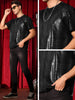 Metallic Animal Printed T-Shirt for Men&