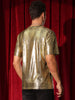 Metallic Animal Printed T-Shirt for Men&