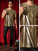 Metallic Animal Printed T-Shirt for Men&