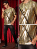 Metallic Animal Printed T-Shirt for Men&