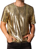 Metallic Animal Printed T-Shirt for Men&