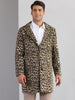 Animal Printed Trench Coat for Men&