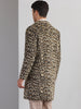 Animal Printed Trench Coat for Men&