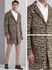 Animal Printed Trench Coat for Men&