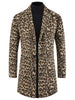 Animal Printed Trench Coat for Men&
