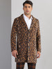 Animal Printed Trench Coat for Men&
