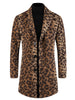Animal Printed Trench Coat for Men&