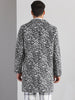 Animal Printed Trench Coat for Men&