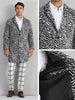 Animal Printed Trench Coat for Men&