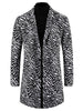 Animal Printed Trench Coat for Men&