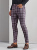Plaid Printed Dress Pants for Men&