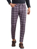 Plaid Printed Dress Pants for Men&
