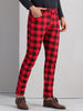 Plaid Printed Dress Pants for Men&