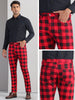 Plaid Printed Dress Pants for Men&