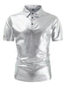 Shiny Polo Shirt for Men&
