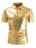Shiny Polo Shirt for Men&