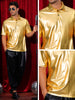 Shiny Polo Shirt for Men&