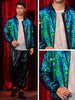 Shiny Sequin BomberJacket for Men&