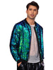 Shiny Sequin BomberJacket for Men&