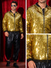 Shiny Sequin BomberJacket for Men&