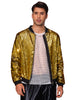 Shiny Sequin BomberJacket for Men&