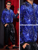 Shiny Sequin BomberJacket for Men&