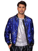 Shiny Sequin BomberJacket for Men&