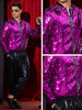 Shiny Sequin BomberJacket for Men&