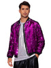 Shiny Sequin BomberJacket for Men&
