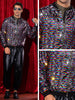 Shiny Sequin BomberJacket for Men&