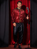 Shiny Sequin BomberJacket for Men&