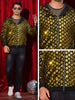 Shiny Sequins Jackets for Men&