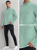 Striped Turtleneck T-Shirts for Men&