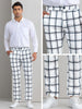 Plaid Printed Pants for Men&