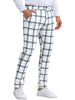 Plaid Printed Pants for Men&