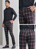 Plaid Printed Pants for Men&