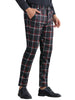 Plaid Printed Pants for Men&