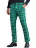 Plaid Printed Pants for Men&