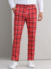 Plaid Printed Pants for Men&