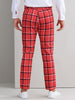Plaid Printed Pants for Men&