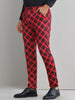 Plaid Printed Trousers for Men&