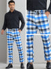 Plaid Printed Trousers for Men&